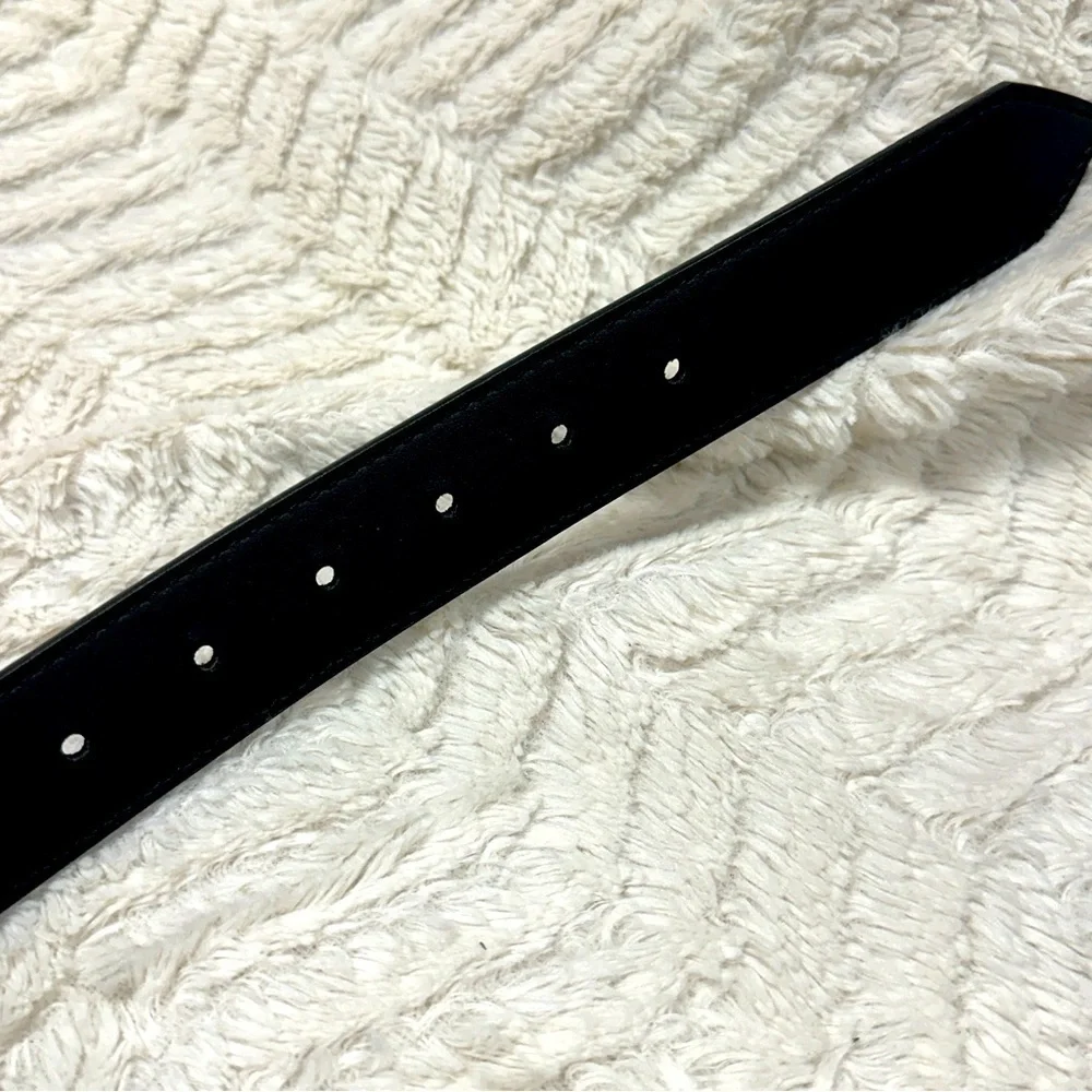 BEVERLY HILLS POLO CLUB  BLACK / BROWN REVERSIBLE BONDED LEATHER BELT 36/38 NWT